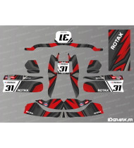 Kit de decoración Color Edition (rojo) para karts TonyKart - OTK M7 - M10 - Idgrafix