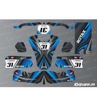 Kit de decoración Color Edition (azul) para karting TonyKart - OTK M11 - Idgrafix