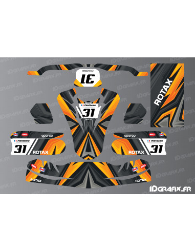 Color Edition Decoration Kit (Orange) for TonyKart Karting - OTK M11 - Idgrafix