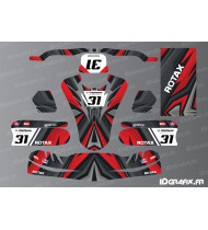 Kit di decorazioni Color Edition (rosso) per TonyKart Karting - OTK M11 - Idgrafix
