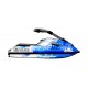 Kit décoration Splash Monster BLUE pour Yamaha Superjet 700 -idgrafix