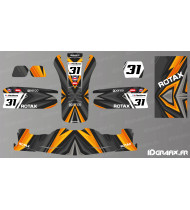 Kit di decorazione Color Edition (arancione) per karting - KG 509 - Idgrafix