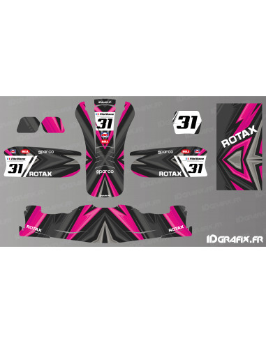 Color Edition Decoration Kit (Pink) for Karting - KG 509 - Idgrafix