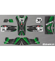 Kit di decorazione Color Edition (verde) per karting - KG 509 - Idgrafix