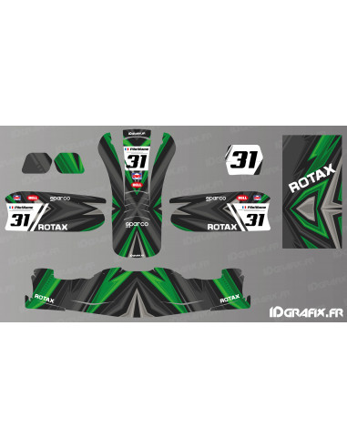 Color Edition Decoration Kit (Green) for Karting - KG 509 - Idgrafix