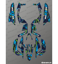 Kit Déco Color Edition (Bleu/Vert) - Kymco 300 Maxxer (après 2020) -  Idgrafix