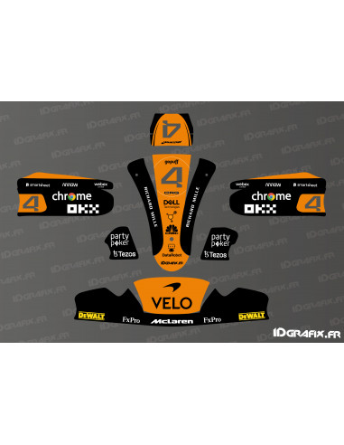 F1 MC Laren Edition Deko-Kit für Mini/Cadet MK 20 Karts - Idgrafix