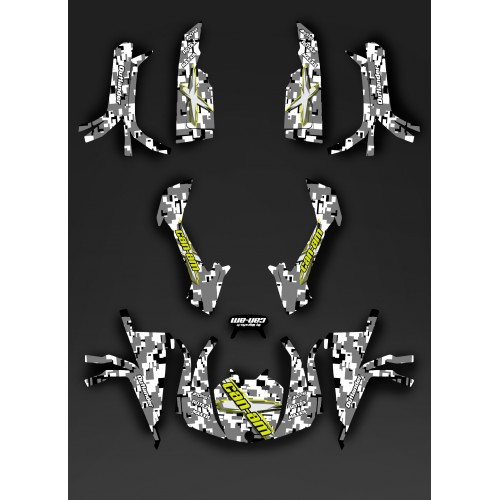 Kit dekor Full Digital Camo - IDgrafix - Can-Am L-serie Outlander