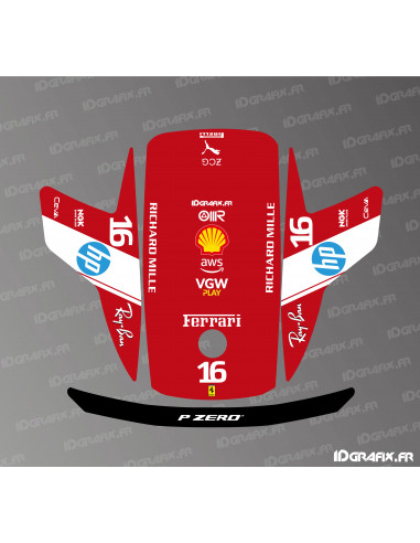Sticker Scuderia F1 Edition (Leclerc) - Robot de tonte Dreame A1 Pro -  Idgrafix