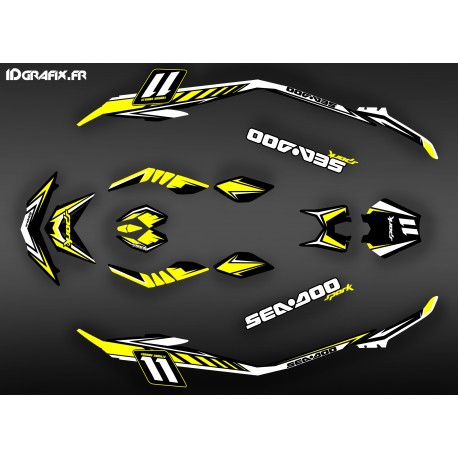 Kit décoration Med Spark Yellow pour Seadoo Spark