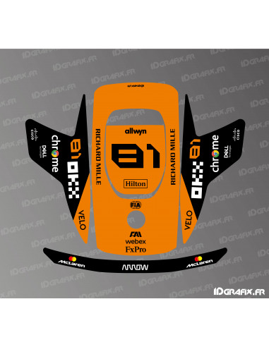Aufkleber McLaren F1 Edition (Piastri) - Dreame A1 Pro Mähroboter