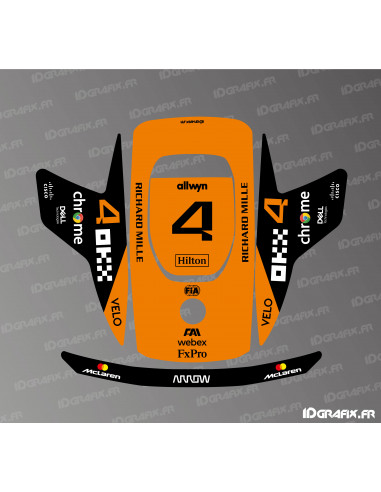 Sticker Mc Laren F1 Edition (Norris) - Robot de tonte Dreame A1 Pro -  Idgrafix