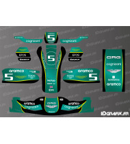 Kit di decorazioni Aston Martin F1 per il karting - KG 509