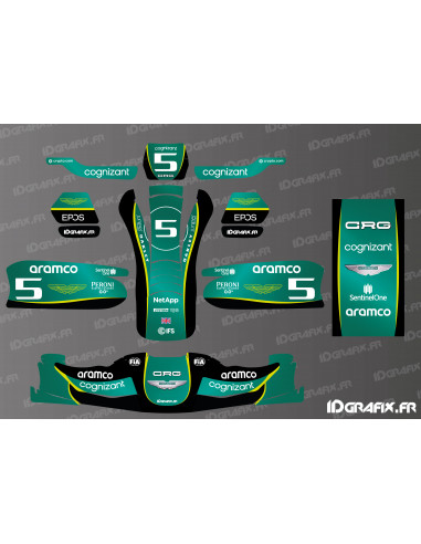 Kit di decorazioni Aston Martin F1 per il...