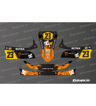 Kit déco Monster Edition (Orange) pour Karting Mini/Cadet MK 14 -  Idgrafix