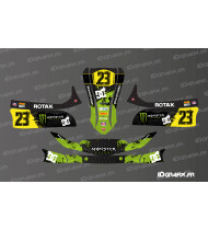 Kit de gráficos Monster Edition (verde) para karts Mini/Cadet MK 14 - Idgrafix