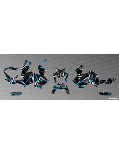 Full Dynamics Edition graphics kit (Blue) - CF MOTO NK 800 - Idgrafix