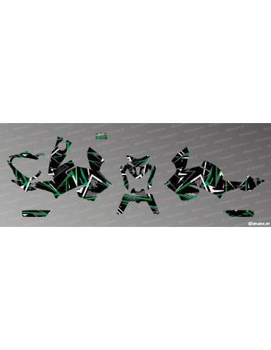 Kit grafico Full Dynamics Edition (verde) - CF MOTO NK 800 - Idgrafix