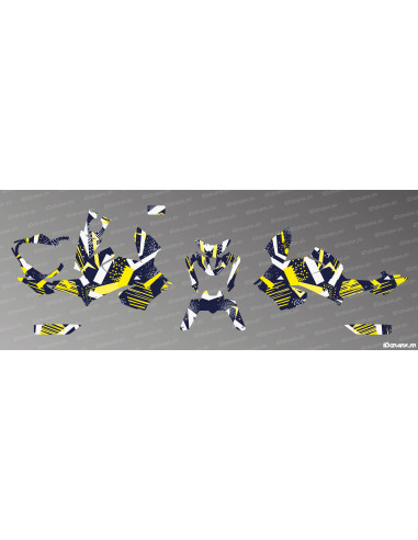 Full Speed Edition Grafikkit (Gelb) - CF MOTO NK 800 - Idgrafix