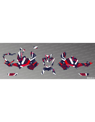 Grafikkit Full Speed Edition (Rot) - CF MOTO NK 800 - Idgrafix