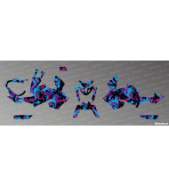 Full Wave Edition graphics kit (Blue/Pink) - CF MOTO NK 800 - Idgrafix