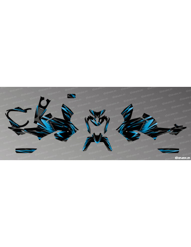 Kit gráfico Full Flash Edition (Azul) - CF MOTO NK 800 - Idgrafix