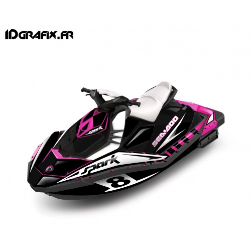 Kit dekor Full Spark Limited Pink für Seadoo Spark -idgrafix