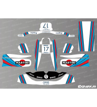 Martini Series deco kit for Karting TonyKart - OTK M7 - M10 - Idgrafix