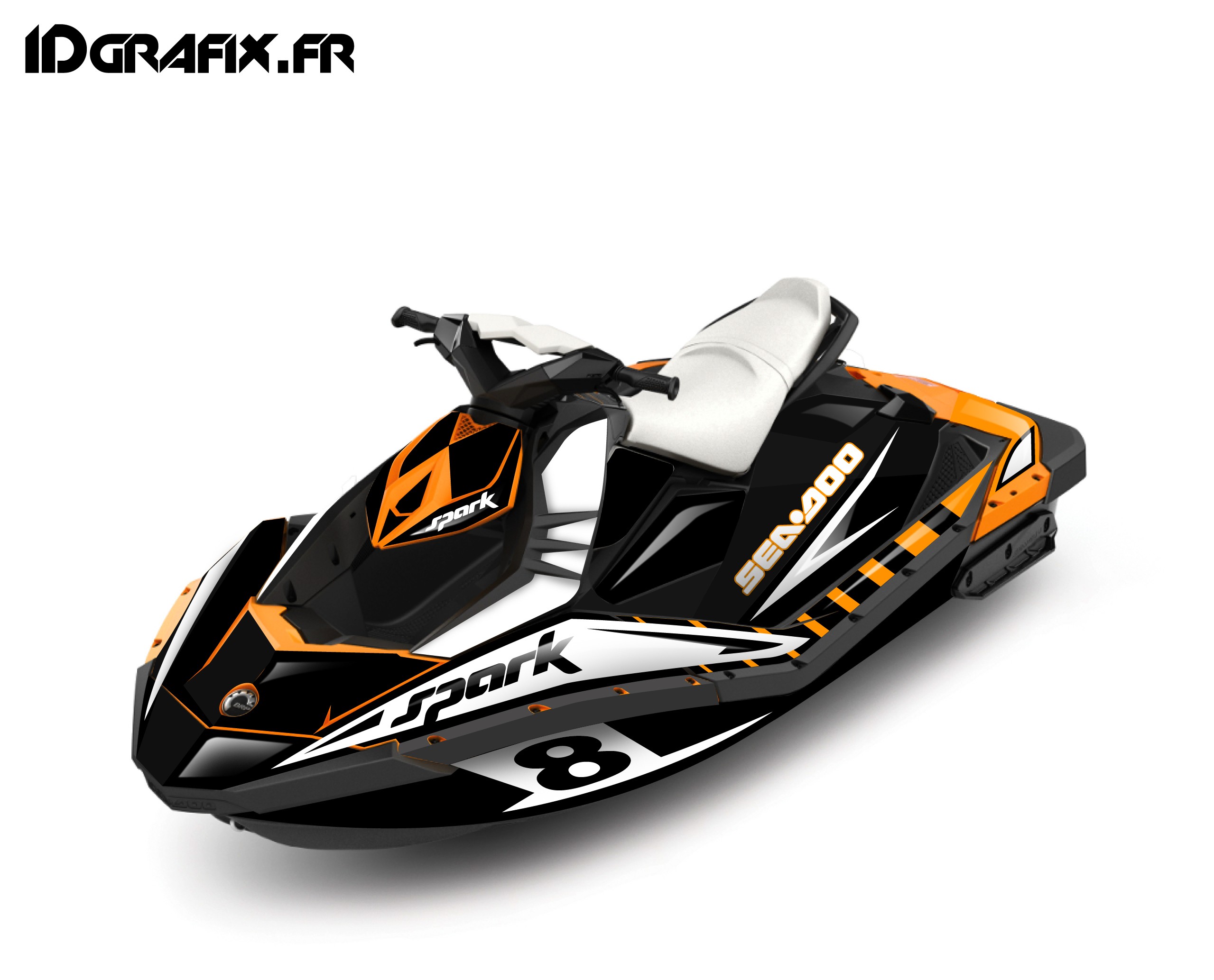 Polaris Trailblazer 250 >> Kit décoration Full Spark Limited Orange pour Seadoo Spark - idgrafix Polaris Trailblazer 250 >> Kit décoration Full Spark Limited Orange pour Seadoo Spark - idgrafix