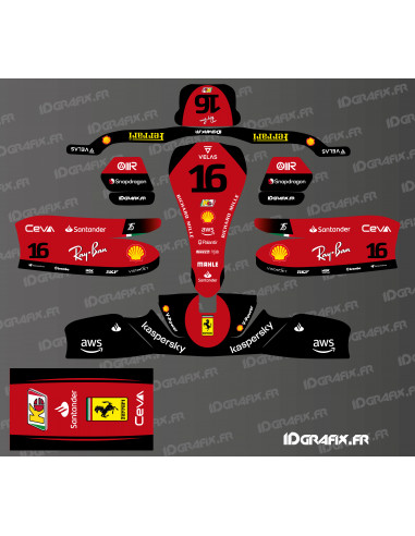 Kit gráfico Ferrari F1 Edition para Karting...