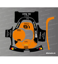 Sticker Mc Laren F1 Edition (Piastri) - Robot de tonte Segway Navimow H -  Idgrafix