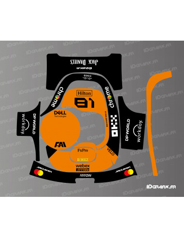 Sticker Mc Laren F1 Edition (Piastri) - Robot de tonte Segway Navimow H -  Idgrafix