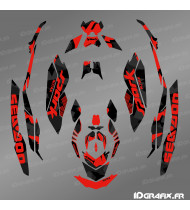 Kit de decoración Full Diamond Edition (rojo) - SEADOO SPARK - Idgrafix