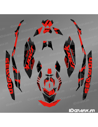 Full Diamond Edition Decoration Kit (Red) - SEADOO SPARK - Idgrafix
