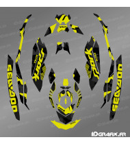Full Diamond Edition Decoration Kit (Lime Yellow) - SEADOO SPARK - Idgrafix