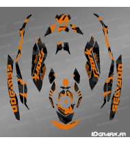 Full Diamond Edition decoration kit (Orange) - SEADOO SPARK - Idgrafix