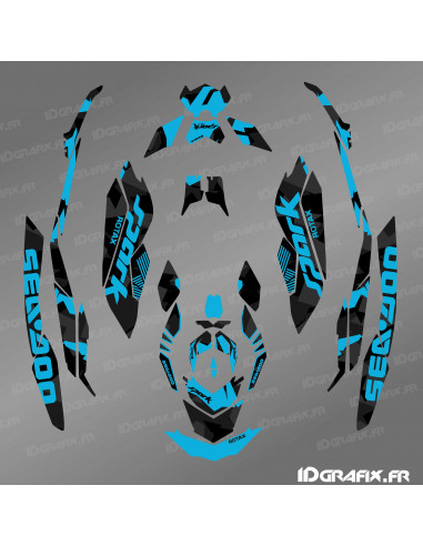 Full Diamond Edition Decoration Kit (Blue) - SEADOO SPARK - Idgrafix
