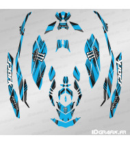 Full Monster Line Edition Decoration Kit (Blue) - SEADOO SPARK - Idgrafix