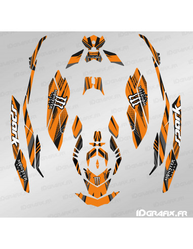 Kit décoration Full Monster Line Edition (Orange) - SEADOO SPARK -  Idgrafix