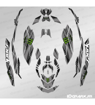 Kit décoration Full Monster Line Edition (Gris/Vert) - SEADOO SPARK -  Idgrafix