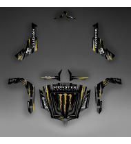 Monster Edition (gold) decal kit - Idgrafix - CF Moto ZForce - Idgrafix