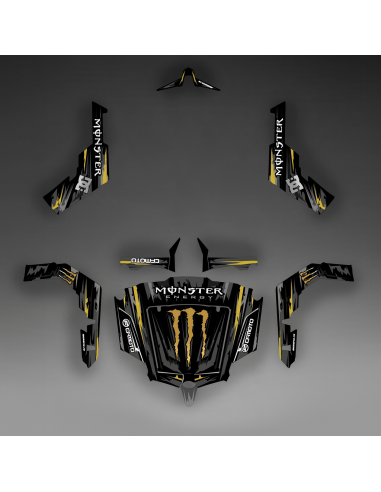 copy of Kit andalusa Monster Edition (Nero/Rosso) - Idgrafix - CF Moto ZForce