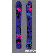 Stickers Graffiti pour SKI -  Idgrafix