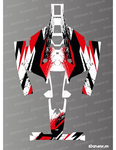 Adesivo Race Edition (rosso) - Rasaerba robotizzato Mammotion LUBA 2 - Idgrafix