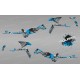 Kit dekor-Tag-Series (Blue) Light - IDgrafix - Polaris 570 Spt Touring -idgrafix