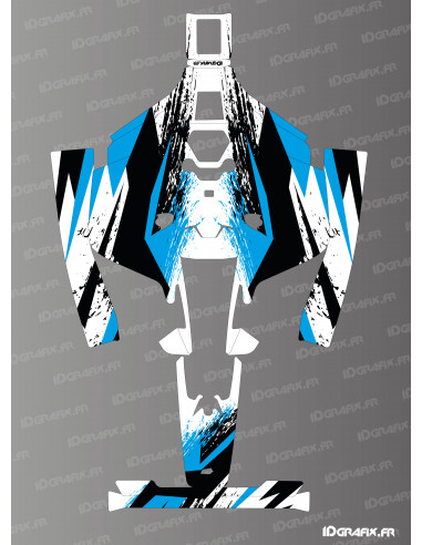 Sticker Race Edition (Bleu) - Robot de tonte Mammotion LUBA 2 -  Idgrafix