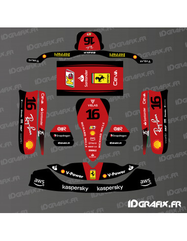 Kit déco Scuderia F1 Edition pour Karting Tony Kart M6 -  Idgrafix