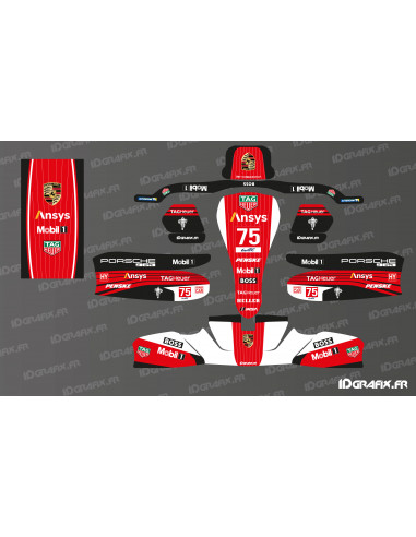 Porsche Le Mans Edition Grafikset für Sodi KG 506 Verkleidungskart - Idgrafix