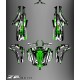 Kit de décoration Monstre Edició COMPLETA (Gris/Verd) - Idgrafix - CF Moto ZForce -idgrafix