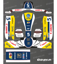 Kit decorativo Williams F1 Vintage Edition per Karting Sodi KG 506